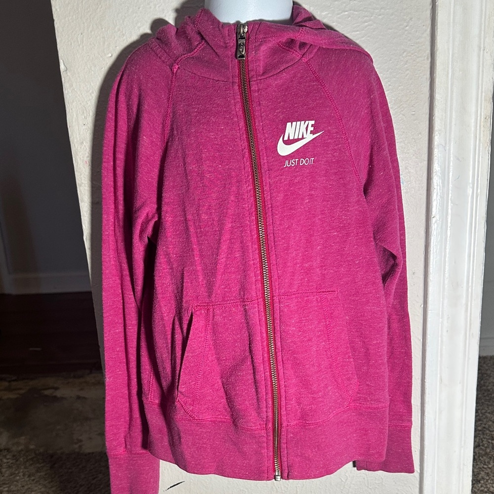 Nike Fuchsia Full-Zip Hoodie